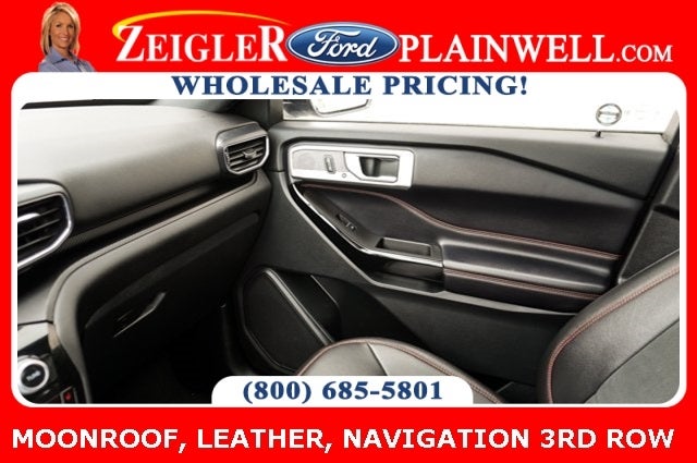 2022 Ford Explorer ST-Line MOONROOF ENTERTAINMENT SYS NAVIGATION 3RD ROW